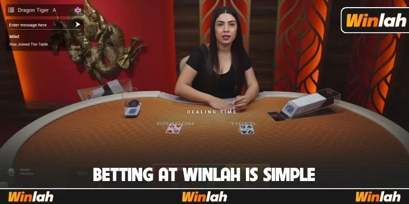 Betting at Winlah is simple