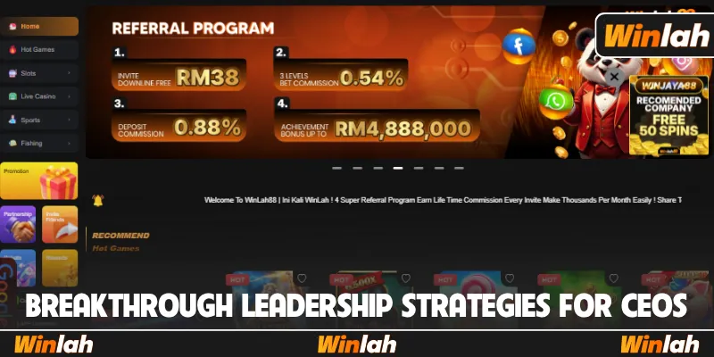 Winlah's breakthrough leadership strategy at Winlah