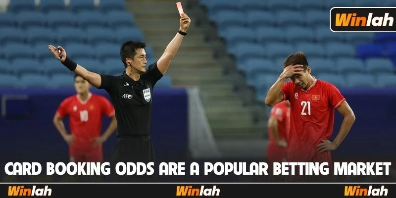 Card booking odds are a popular betting market
