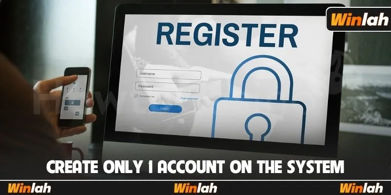 Create only 1 account on the system