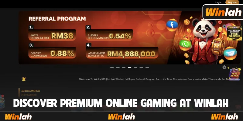 Discover premium online gaming at Winlah