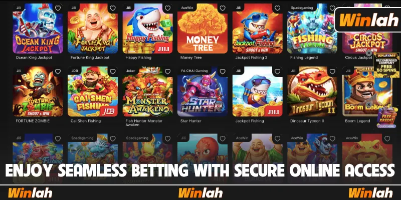 Enjoy seamless betting with secure online access
