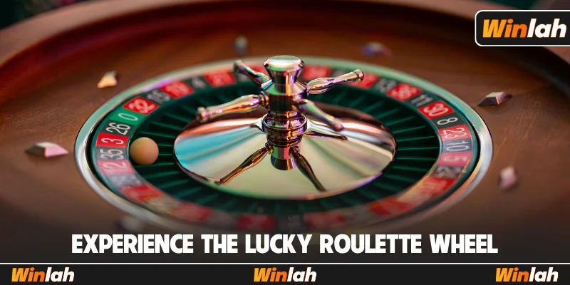 Experience the lucky Roulette wheel