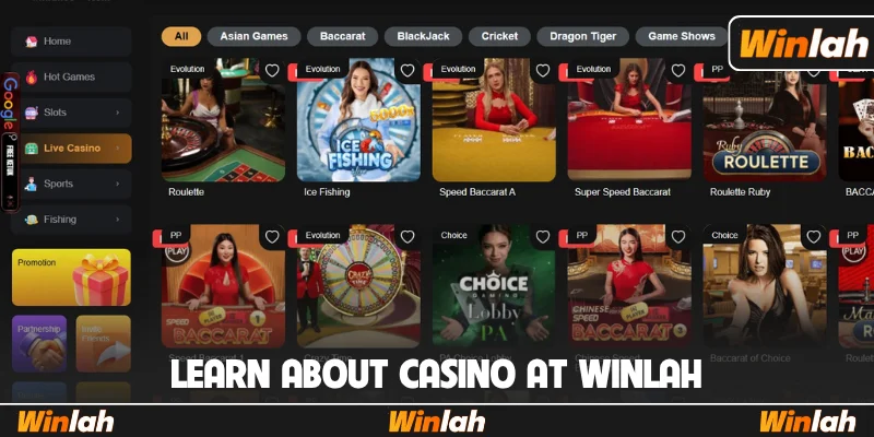 Learn about Casino at Winlah