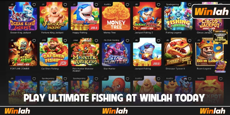 Play Ultimate Fishing at Winlah today