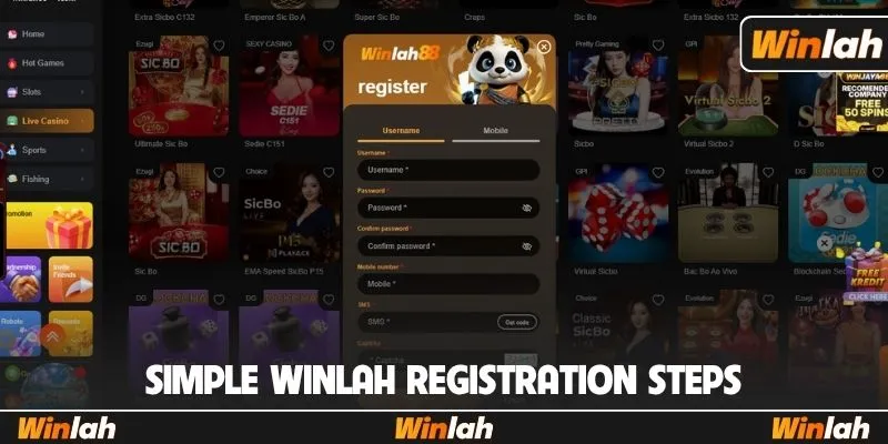 Simple Winlah registration steps