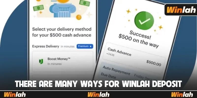 There are many ways for Winlah deposit