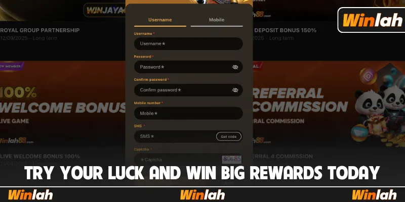 Try your luck today and win big rewards